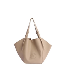 Don Algodón_ Bolso tipo shopper beige - Imagen 1