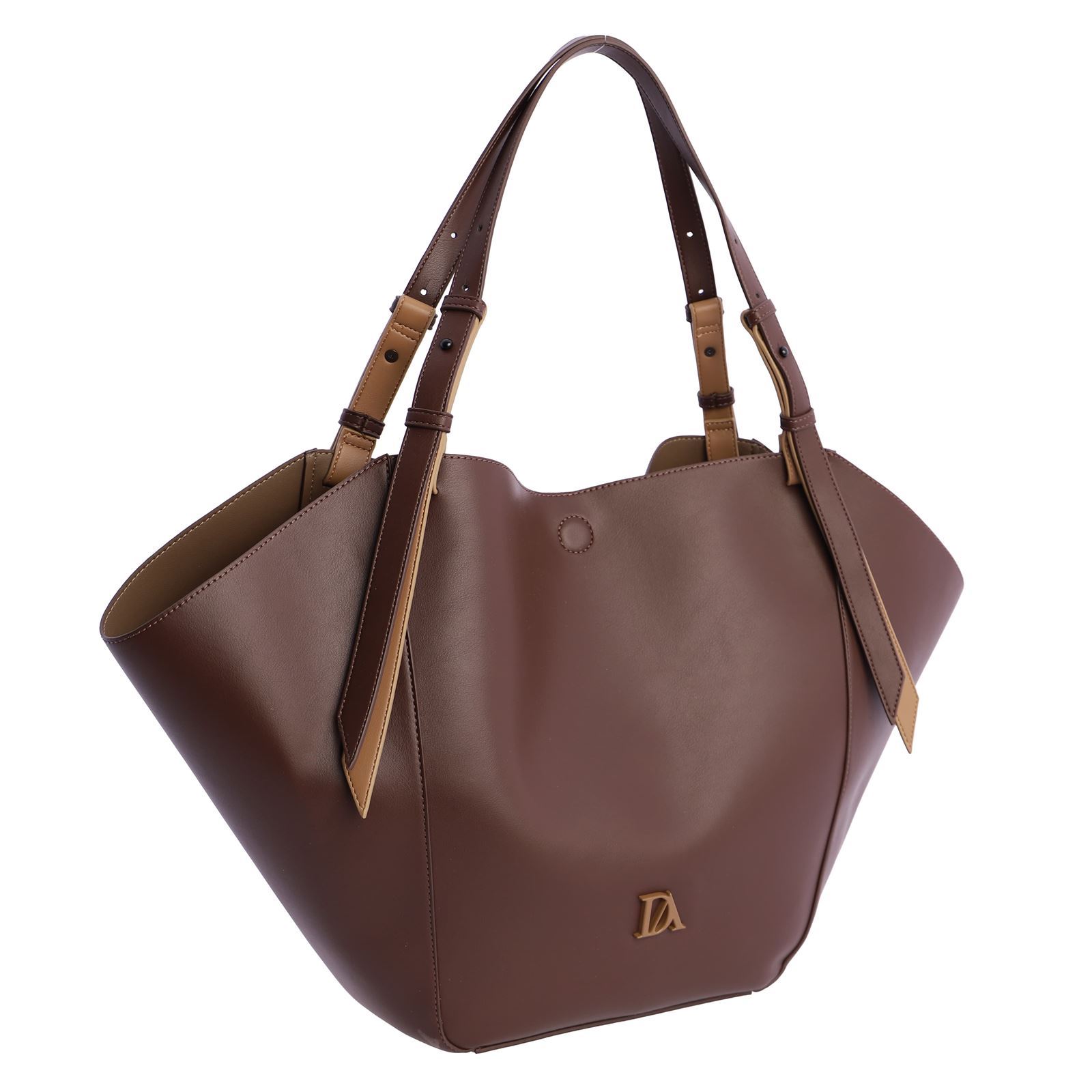 Don Algodón_ Bolso tipo shopper marrón - Imagen 6