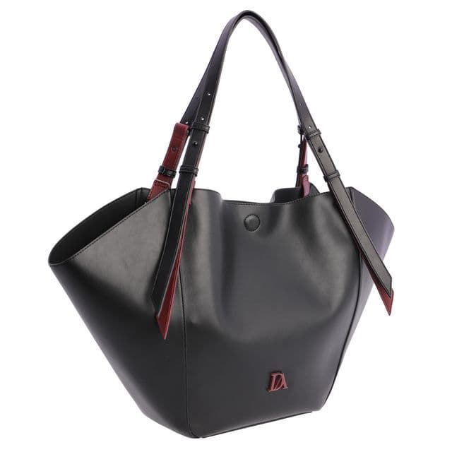 Don Algodón_ Bolso tipo shopper negro - Imagen 2