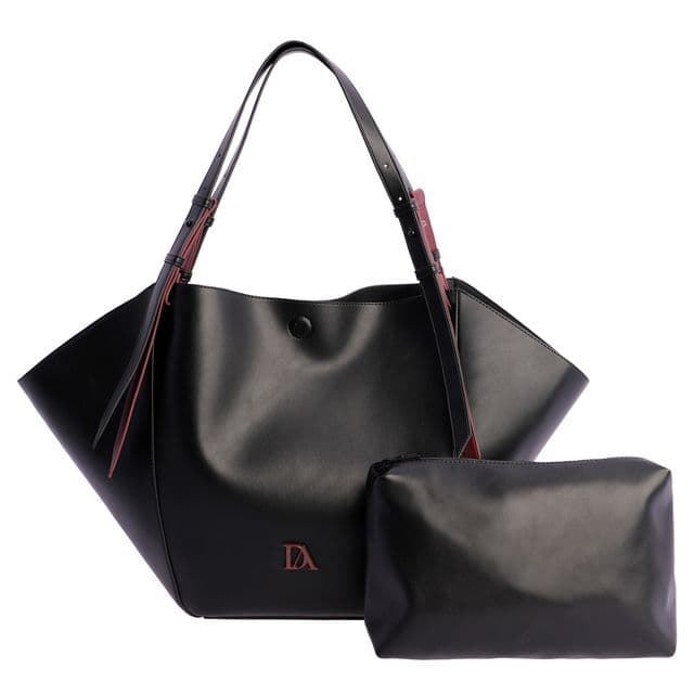 Don Algodón_ Bolso tipo shopper negro - Imagen 5