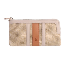 Don Algodón_  Cartera de mano estilo rafia - Imagen 1