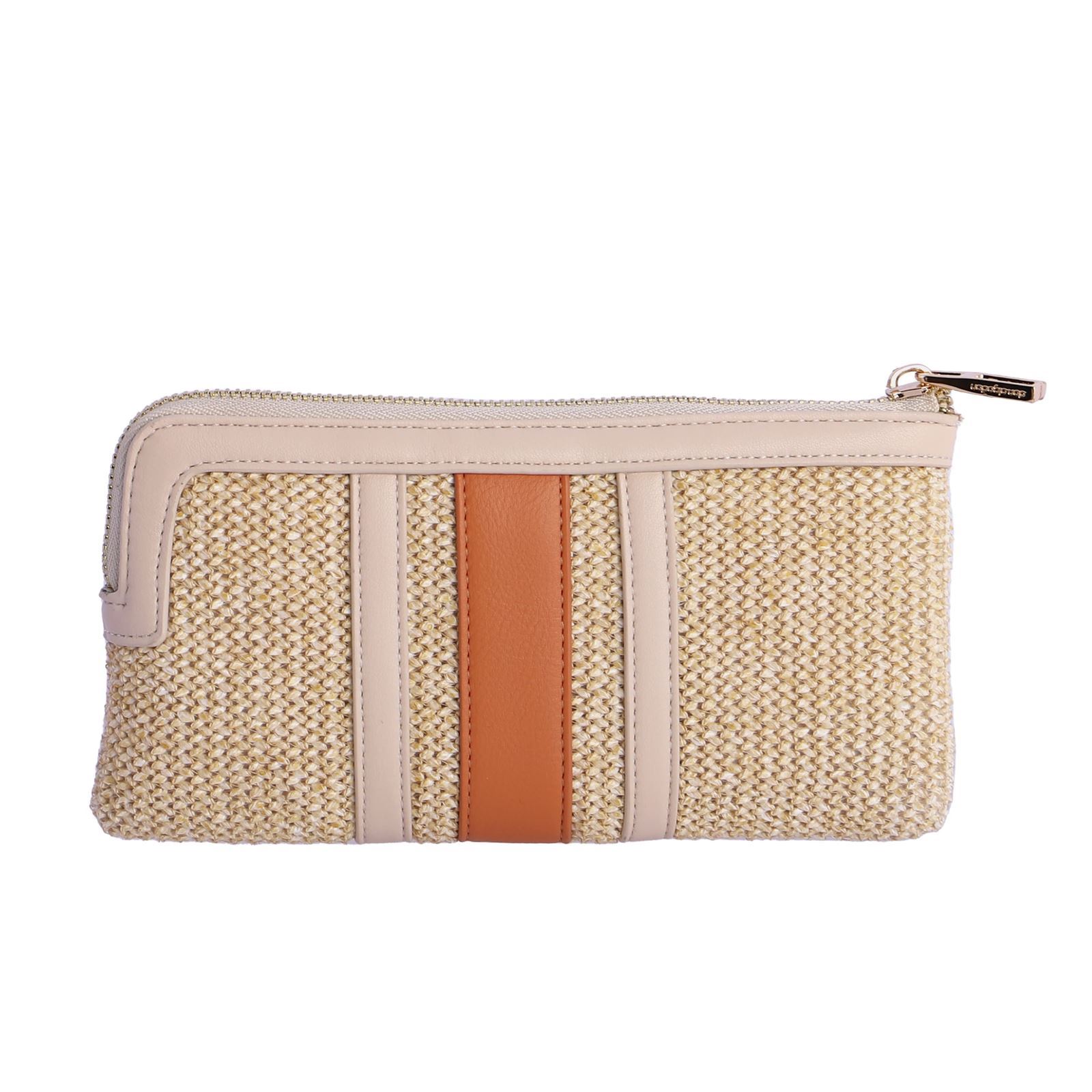 Don Algodón_  Cartera de mano estilo rafia - Imagen 3