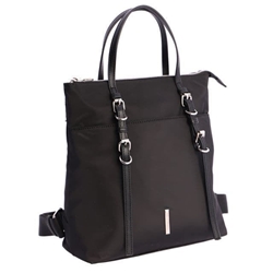 Don Algodón_ Mochila negra nylon - Imagen 2