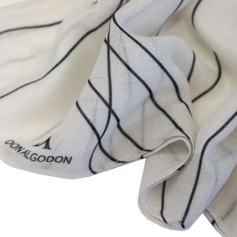 Don Algodón_ Pañuelo líneas negras - Imagen 3