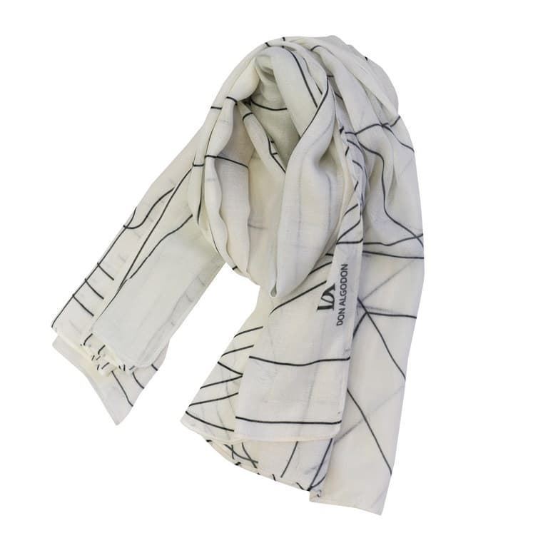 Don Algodón_ Pañuelo líneas negras - Imagen 5