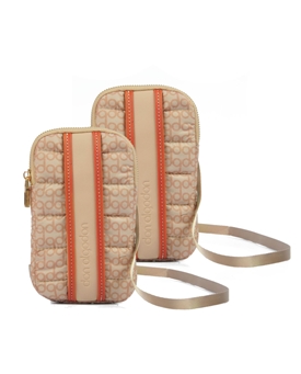 Don Algodón_ Portamóvil nylon beige - Imagen 1