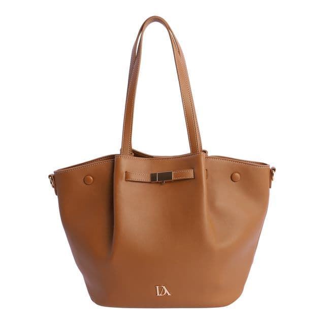 Don Algodón_ Shopper camel - Imagen 1