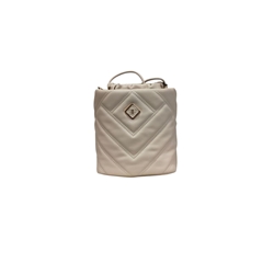 E.FERRI_ Bolso bombonera 1058 beige - Imagen 1