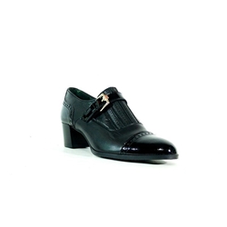 Elía Román- Zapato tacón negro mujer - Imagen 1