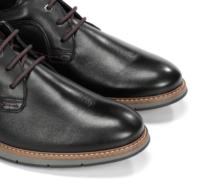 FLUCHOS_Zapato cordones hombre negro - Imagen 6