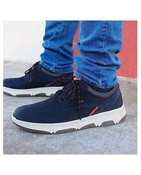 Fluchos_ Zapato deportivo nobuck marino - Imagen 2