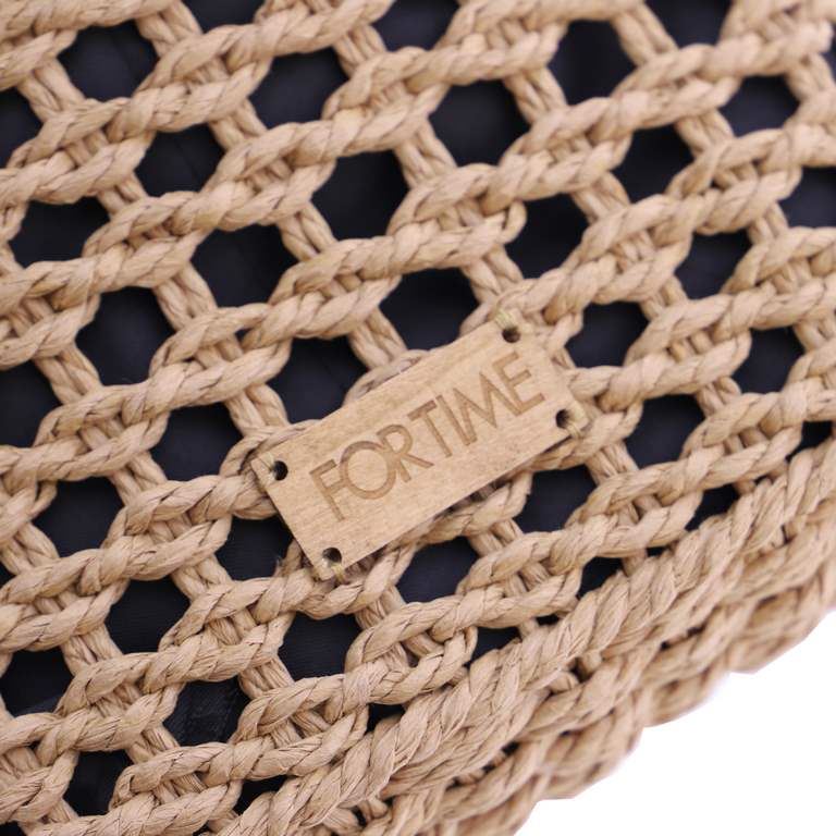 Fortime_ Capazo bandolera detalles en negro - Imagen 3