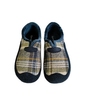 Garzón_ Zapatilla cerrada cuadros - Imagen 2
