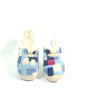 Garzón_ Zapatilla cuadros azul - Imagen 2