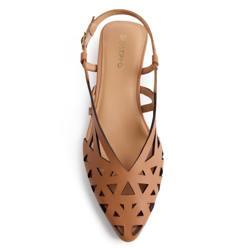 Gioseppo_ Bailarina destalonada camel - Imagen 3