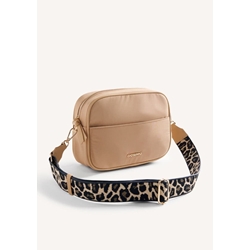 Gioseppo_ Bolso bandolera beige estampado leopardo - Imagen 2