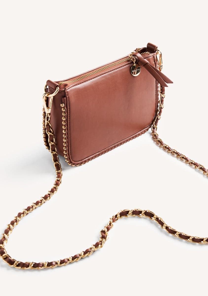 Gioseppo_ Bolso bandolera tachas clemens cuero - Imagen 4