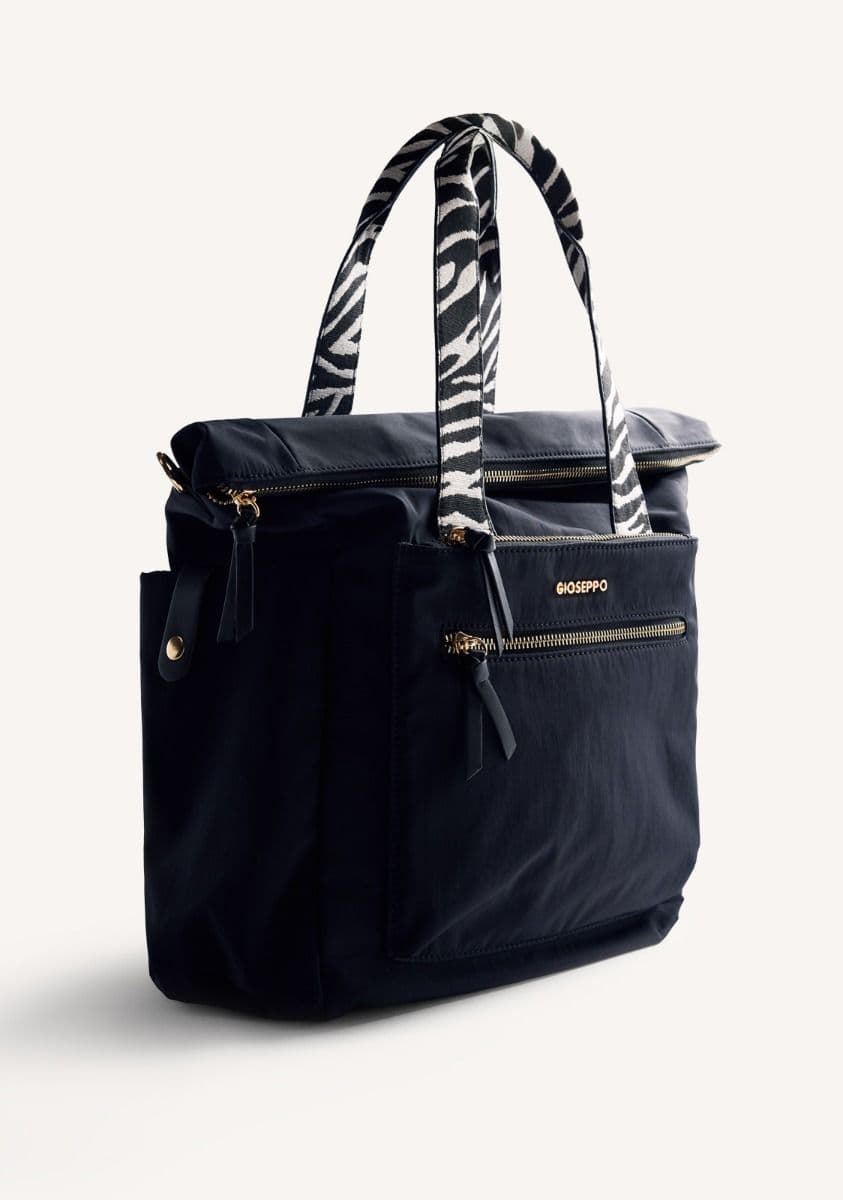 GIOSEPPO_Bolso Mochila negro-cebra - Imagen 2