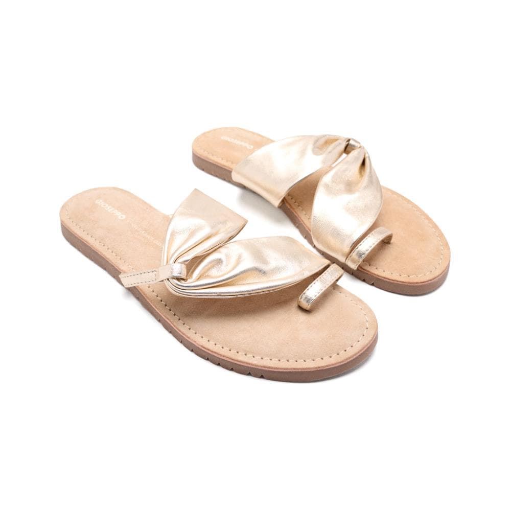 Gioseppo_ Sandalia dorada anillo en dedo - Imagen 1