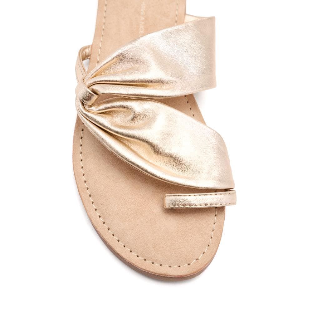 Gioseppo_ Sandalia dorada anillo en dedo - Imagen 3