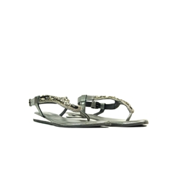 GIOSEPPO_ Sandalia miconos en plomo con pedrería - Imagen 2