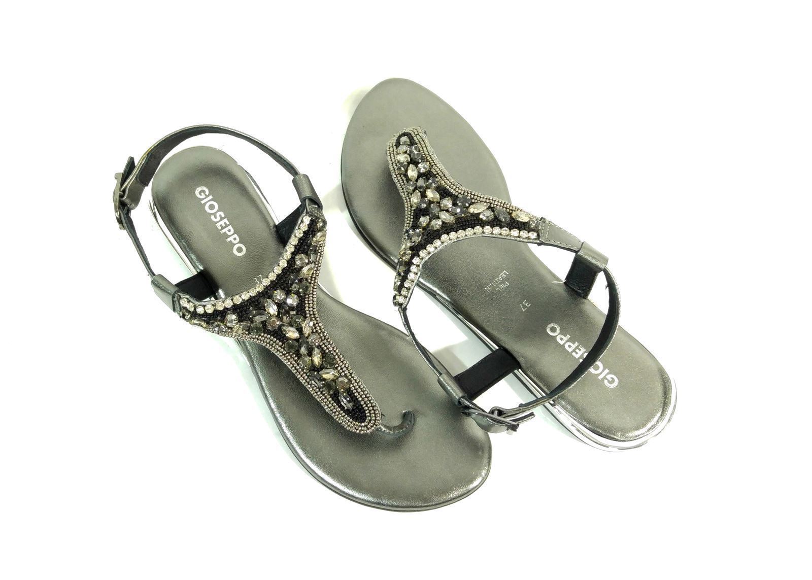 GIOSEPPO_ Sandalia miconos en plomo con pedrería - Imagen 3