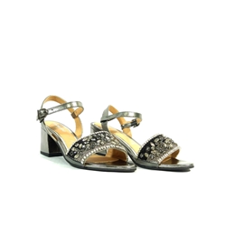 Gioseppo_ Sandalias gavarnie plomo con tacón y pedrería - Imagen 2