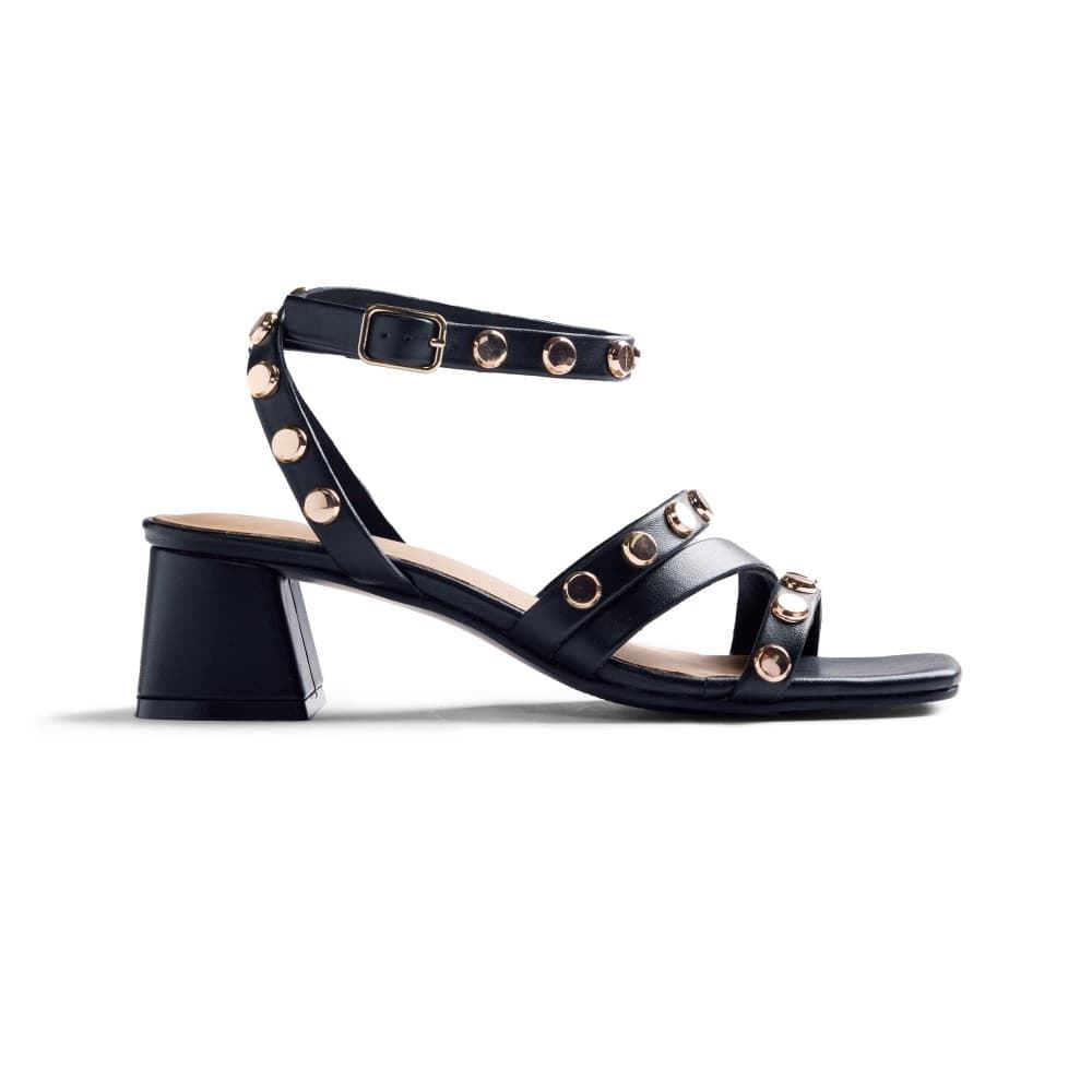 GIOSEPPO _ SANDALIAS TACÓN PIEL TACHAS KASULU - Imagen 2