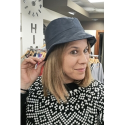 Gorro impermeable en marino - Imagen 1
