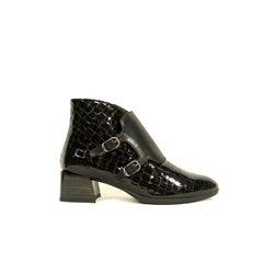 Hispanitas_ Botín hebillas coco negro - Imagen 1