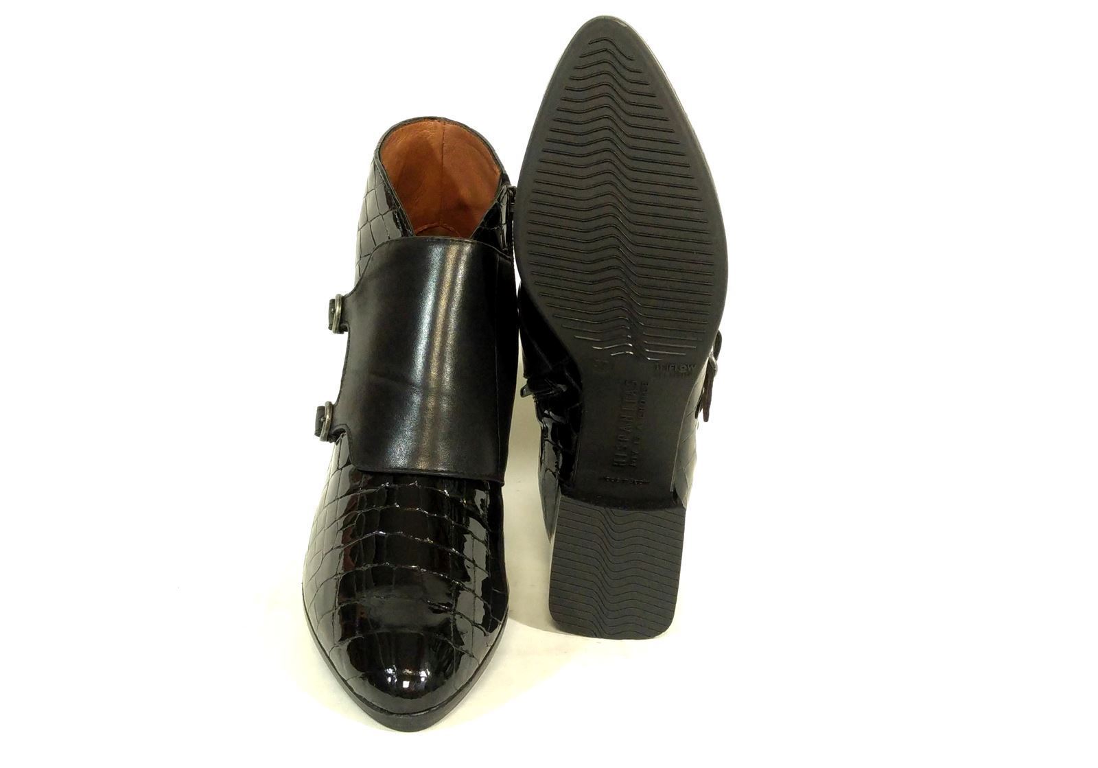 Hispanitas_ Botín hebillas coco negro - Imagen 5