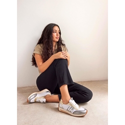 Hispanitas_ Deportivo Rafaella blanco-metalizados - Imagen 2