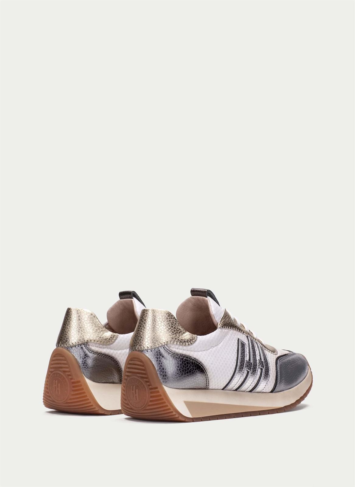 Hispanitas_ Deportivo Rafaella blanco-metalizados - Imagen 4