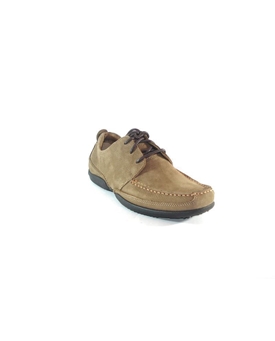 Hush Puppies- Zapato cordones taupe - Imagen 1