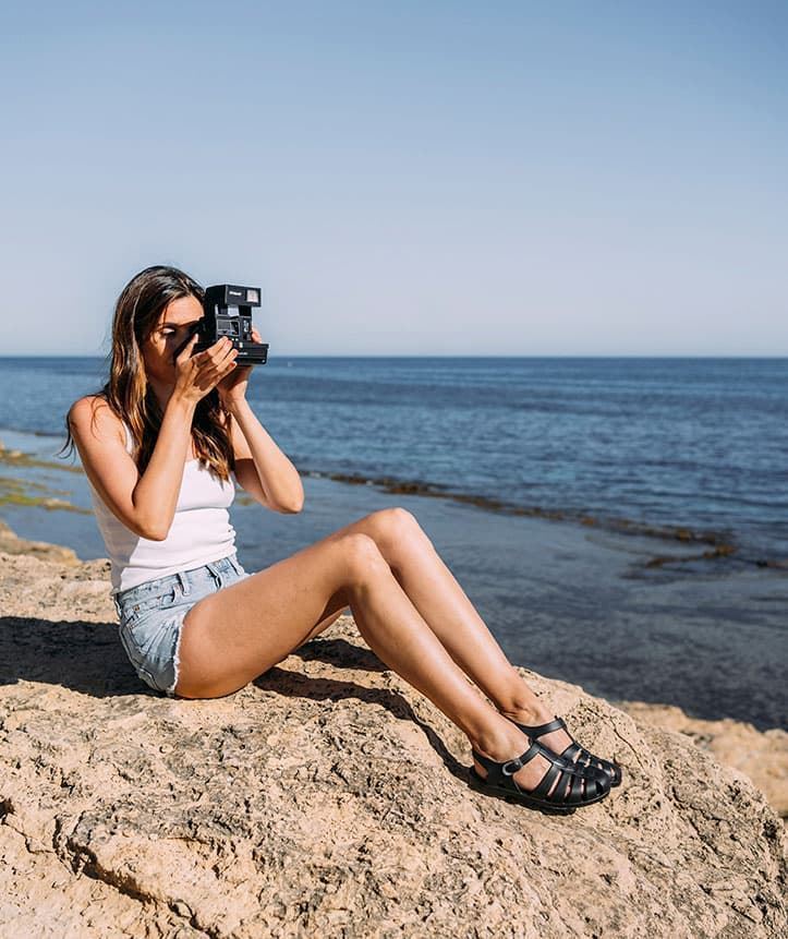 Igor_ Sandalia biarritz mate negro - Imagen 4