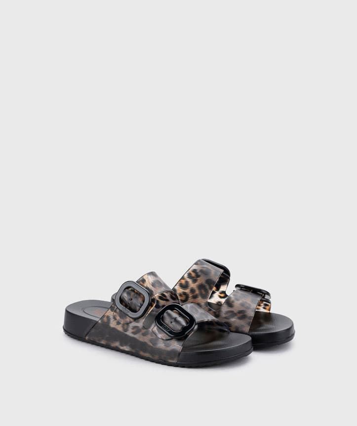 igor_ Sandalia habana brillo Leo negro - Imagen 1