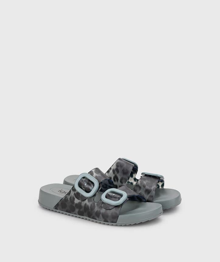 Igor_ Sandalia habana brillo Leo verde - Imagen 1