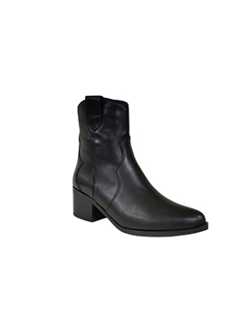 Jordana_ Botín campero negro de piel - Imagen 2