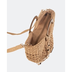 Kbas_ Bolso media luna rafia - Imagen 2