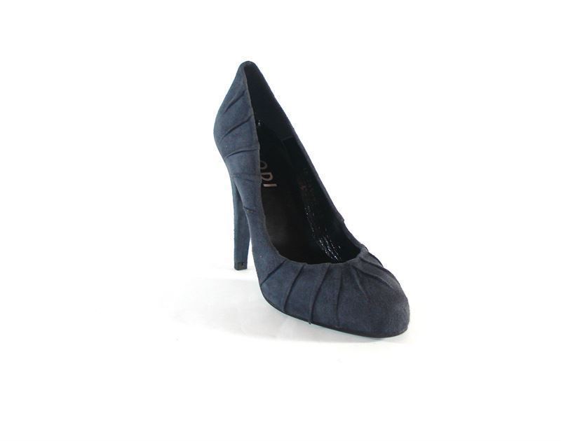 Lodi- Zapato tacón ante cobalto - Imagen 1