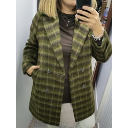 Md´M_ Abrigo cuadros pelo verde - Imagen 2