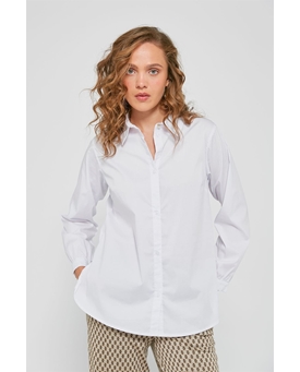 Md´M_ Blusa algodón blanca - Imagen 1