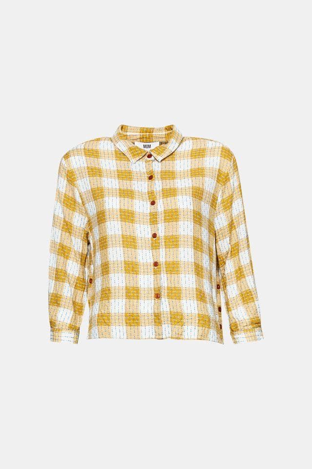 Md´M_ Blusa cuadros amarilla - Imagen 1