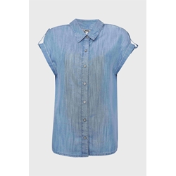 Md´M_ Blusa denim manga corta - Imagen 1