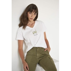 Md´M_ Camiseta blanca dibujo cactus - Imagen 1