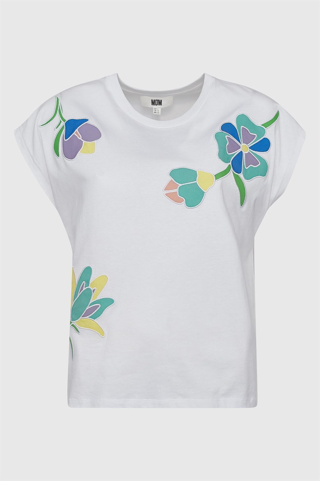 Md´M_ Camiseta de punto estampado flores - Imagen 1