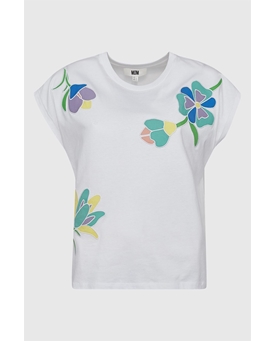 Md´M_ Camiseta de punto estampado flores - Imagen 1