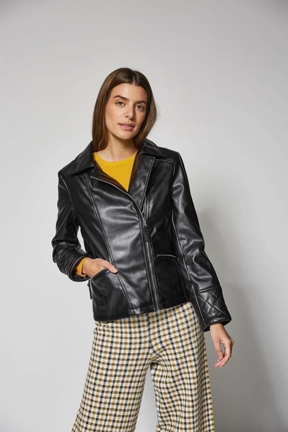 Md´M_ Cazadora polipiel negra - Imagen 2