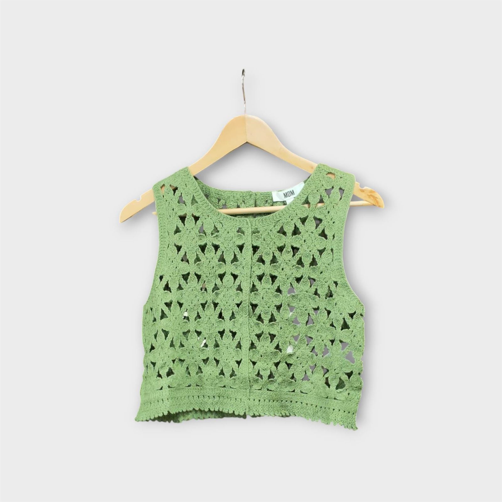 Md´M_ Chaleco de punto kaki - Imagen 1