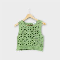 Md´M_ Chaleco de punto kaki - Imagen 1